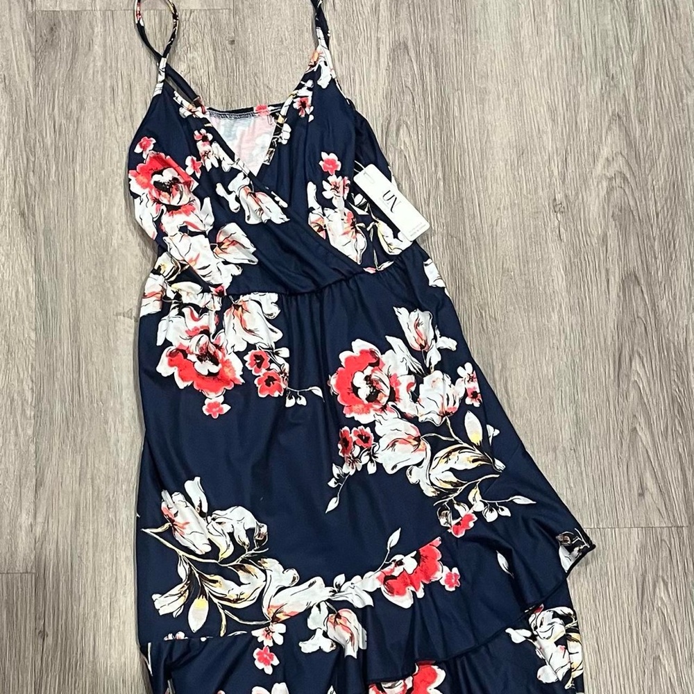 Floral Navy Dress